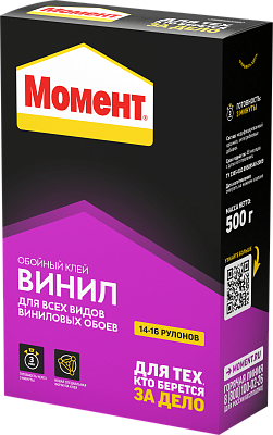 Клей обойный "Момент Винил", 500 г.