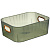 435337 Корзина для хранен 20.9х10х27.6 см прямоуг пластик зел Y4-7049