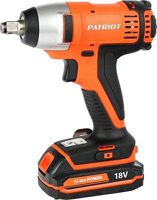 Гайковерт ударный аккумуляторный PATRIOT BR 180Li-1/2 две батареи Li-ion, 18V, 1,5 Ah, 140 Нм