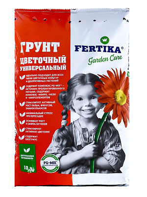 Грунт Цветочный "Фертика", 10 литров (2.5кг) 