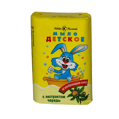 Мыло туалетное "ДЕТСКОЕ" с экстр череды 90 г
