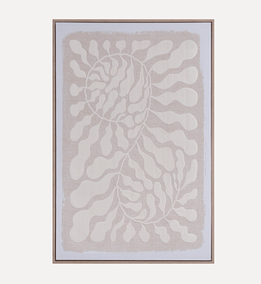 Картина Флорал Узоры Бежевый 45x60