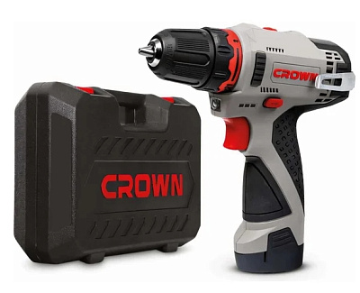 Дрель аккумуляторная CT21072HX-2 BMC/12В/30 Нм/2,0 Ач x 2Li/БЗП 0,8-10 мм//CROWN