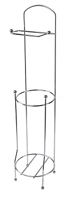Держатель туал.бумаги с накопителем 15,7x15,7x65,5см, хром