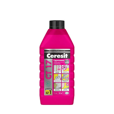 Грунт CERESIT CT17 PRO универ.глубокого проникновения, 1л.
