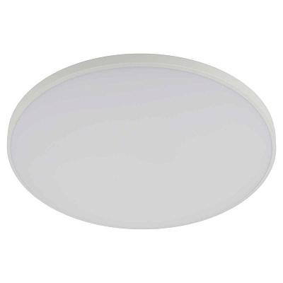 Светильник потолочный светодиодный ЭРА Классик без ДУ SPB-6 Slim Base BK WH 24W-5K 5000К