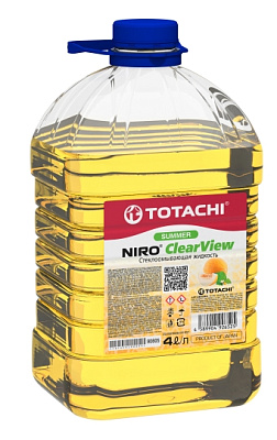 Омыватель стекол летний TOTACHI NIRO CLEAR VIEW SUMMER ПЭТ 4л