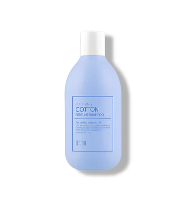 Шампунь парфюмированный с ароматом хлопка Tenzero Purifying Cotton Perfume Shampoo 300мл не марка