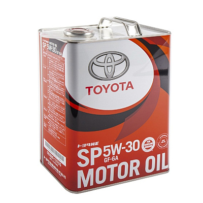 Масло моторное 5w30 Toyota Motor Oil, API SP, ILSAC GF-6A Синтетическое 4л.