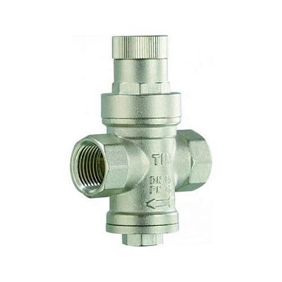 Редуктор давления 1/2", под манометр 1/4", TIM