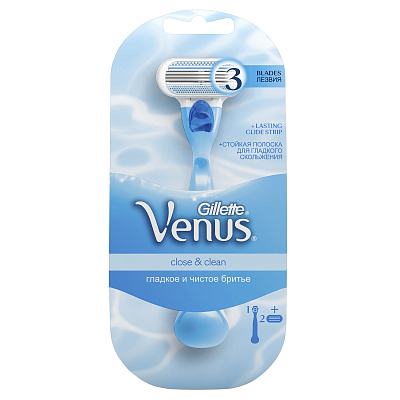 Бритва VENUS с 2 сменными кассетами*