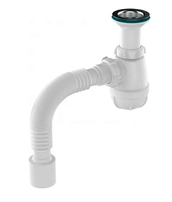 Сифон для кухни AQUATTRO 1 1/2"х40 прямоточный с т/г 40х40/50