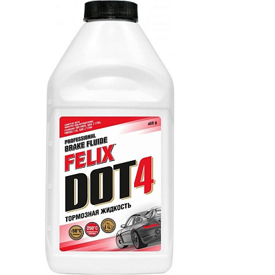 Тормозная жидкость DOT4 Felix 455мл