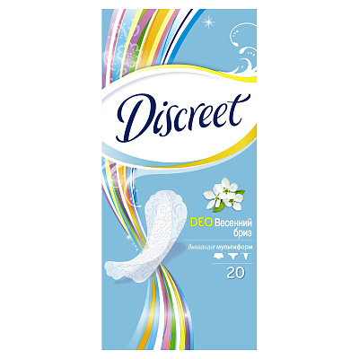 Прокладки ежедневные Discreet Deo Ocean Brize Single 20шт