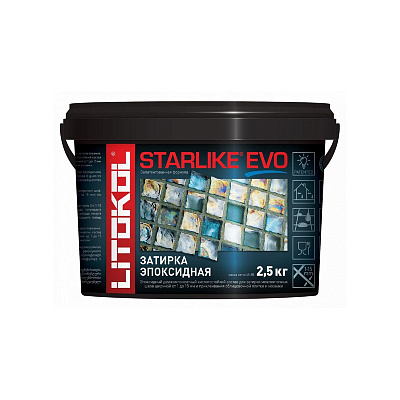 Затирка STARLIKE Defender EVO  S.205 TRAVERTINO (беж. известь) 2.5 kg. 