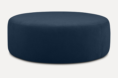 Пуф Акера-2 96х96х33см Velvet Blue цвет: синий