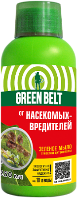 Мыло зеленое PROSTO с маслом цитронеллы, Ж (фл 250 мл)  GREEN BELT