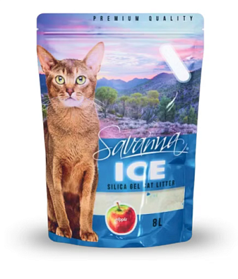 Наполнитель SAVANNA ICE 4л лимон д/кош впитывающий 1,8кг 