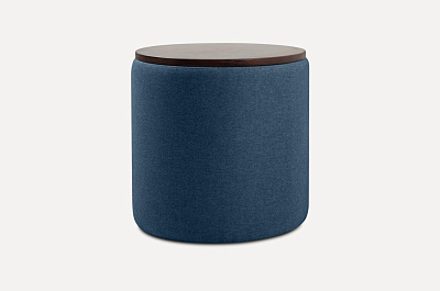 Пуф Арис 50х50х50см Textile Blue цвет: синий