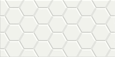 Плитка настенная Edelweiss Hexagon White 30х60х0,9 цвет: белый 10 шт. 1,8 м2 в упак.