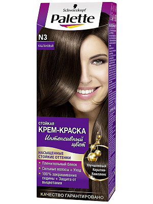 Краска ПАЛЕТТЕ N3 Коричневый/Каштановый не марка