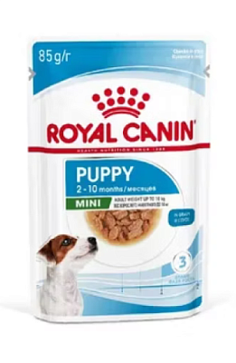 Корм Royal Canin д/щенков Mini Puppy с 2 до 10мес Соус 85г
