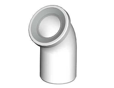 Труба фановая 110*45 град. W4220