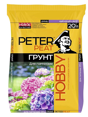 Грунт для Гортензий "PETER PEAT", линия Хобби, 20 л 