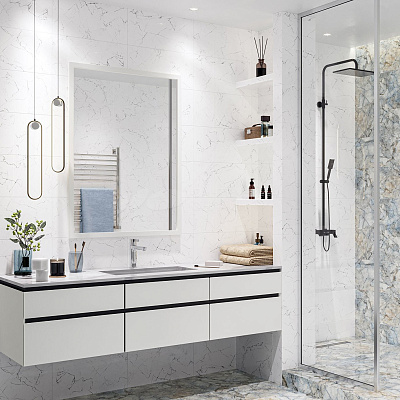 Керамогранит GlobalTile Solo 41,8х41,8 см. цвет синий-серый 8 шт. 1,4м2 в упак