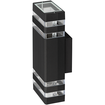 Светильник садово-парковый Астрея настенный черный IP54 GBW-101-BL-0310 