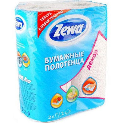 Полотенца бумажные Zewa Премиум 2-х сл 2шт