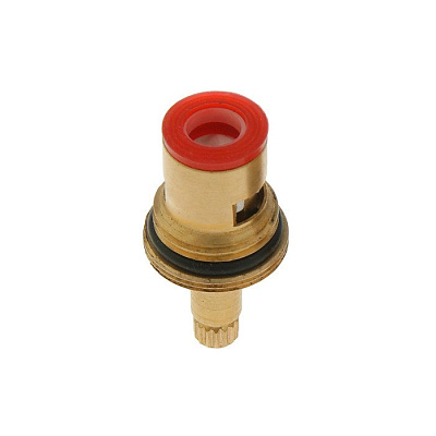 Кран-букса, 1/2", керамика, 20 шлицов, с резьбой, Accoona A450-4