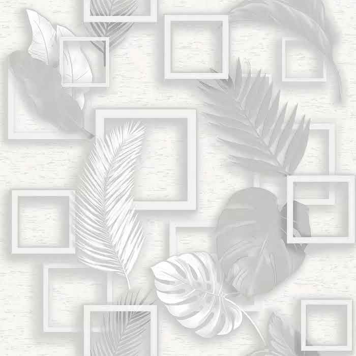 ЦВ-00001077 Обои бумажные супермоющиеся Юкатан-М мотив серый 0,53х10,05м