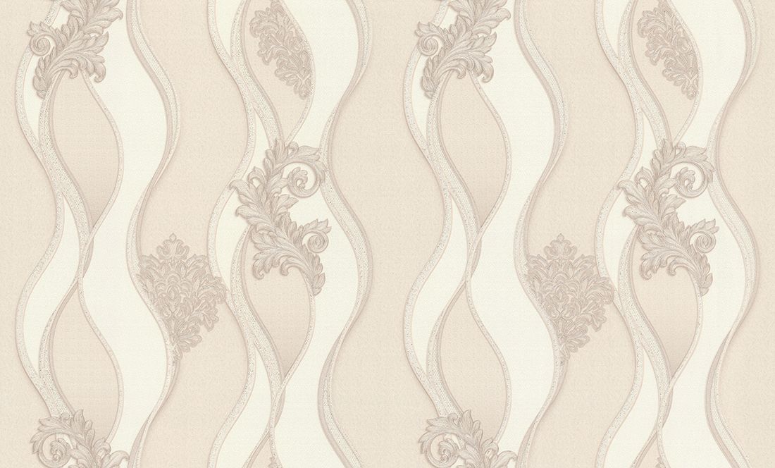 90112-21 Обои флизелиновые Элида мотив бежевый 1,06х10,05м