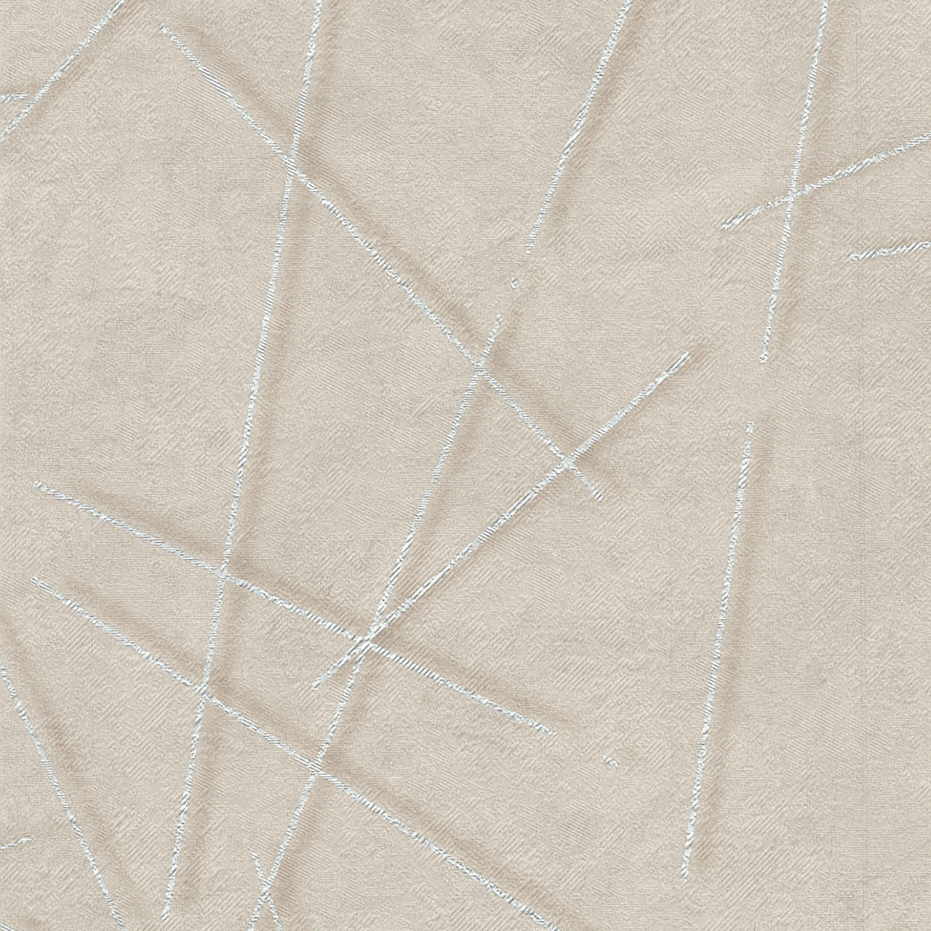 6506-3 Обои бумажные Микадо мотив бежевый 0.53x10.05 м