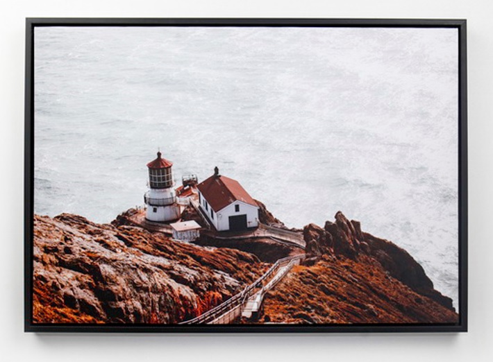 196802 Постер Дом у моря 50х70х4см