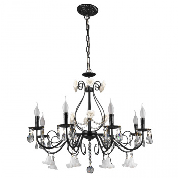 Люстра подвесная 1490LW/8 BK 800*800*640 Е14 8*60W
