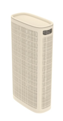 Корзина для белья 430*200*800мм "Лён" сборная Белый 60л
