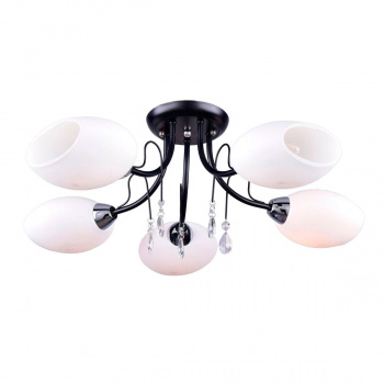 Люстра потолочная РС20507 BK+CR/5C**