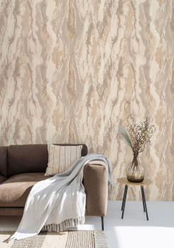 Обои флизелиновые "Reka", мотив коричневый 1,06x10,05 м 