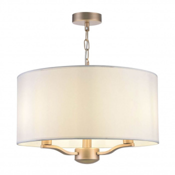 Люстра подвесная "Freya Marika " белый/золото 3хЕ14х60Вт (10 м2) 