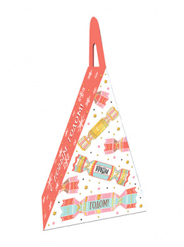 Коробка для кондитерских изделий "Подарки", складывающаяся 30,3х22,5х9,8см