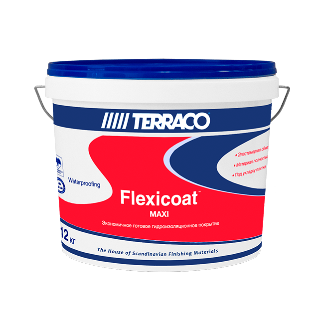 Гидроизоляция эластичная Flexicoat Maxi 12кг