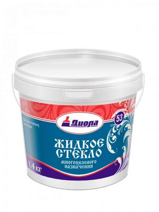 Жидкое стекло  натриевое Диола Д-53 1,4 кг