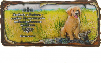 Магнит "Любовь к Родине-достоинство"