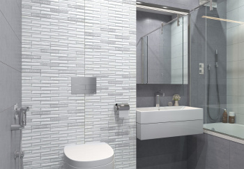 Декор кер. InterCerama EXPERIENCE_IC серый 50*23