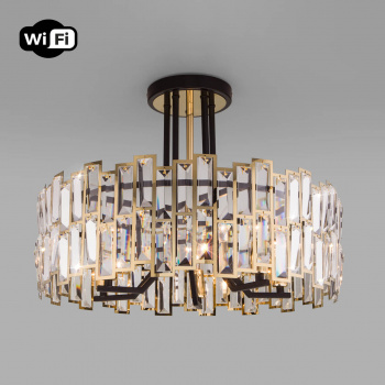 Люстра потолочная Bogates Zolletta, золото/чёрный Е14*5*60Вт 339/5 (15 кв.м.)