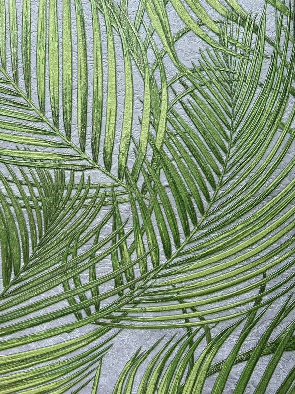 5037-11 Обои флизелиновые Kurasao, мотив зелёный 1,06x10,05м