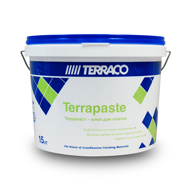 Клей для кафеля акриловый Terrapaste готовый 15кг