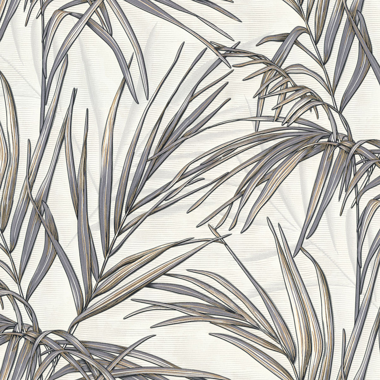 8054-22 Обои флизелиновые Oasis, мотив белый 1,06x10,05м